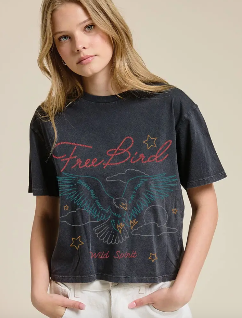 Puff Free Bird Graphic Tshirt