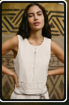 Z-Supply , Sloan Embroidered Top