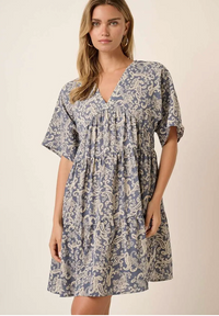 Dalia Paisley Print Dress