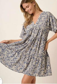 Dalia Paisley Print Dress