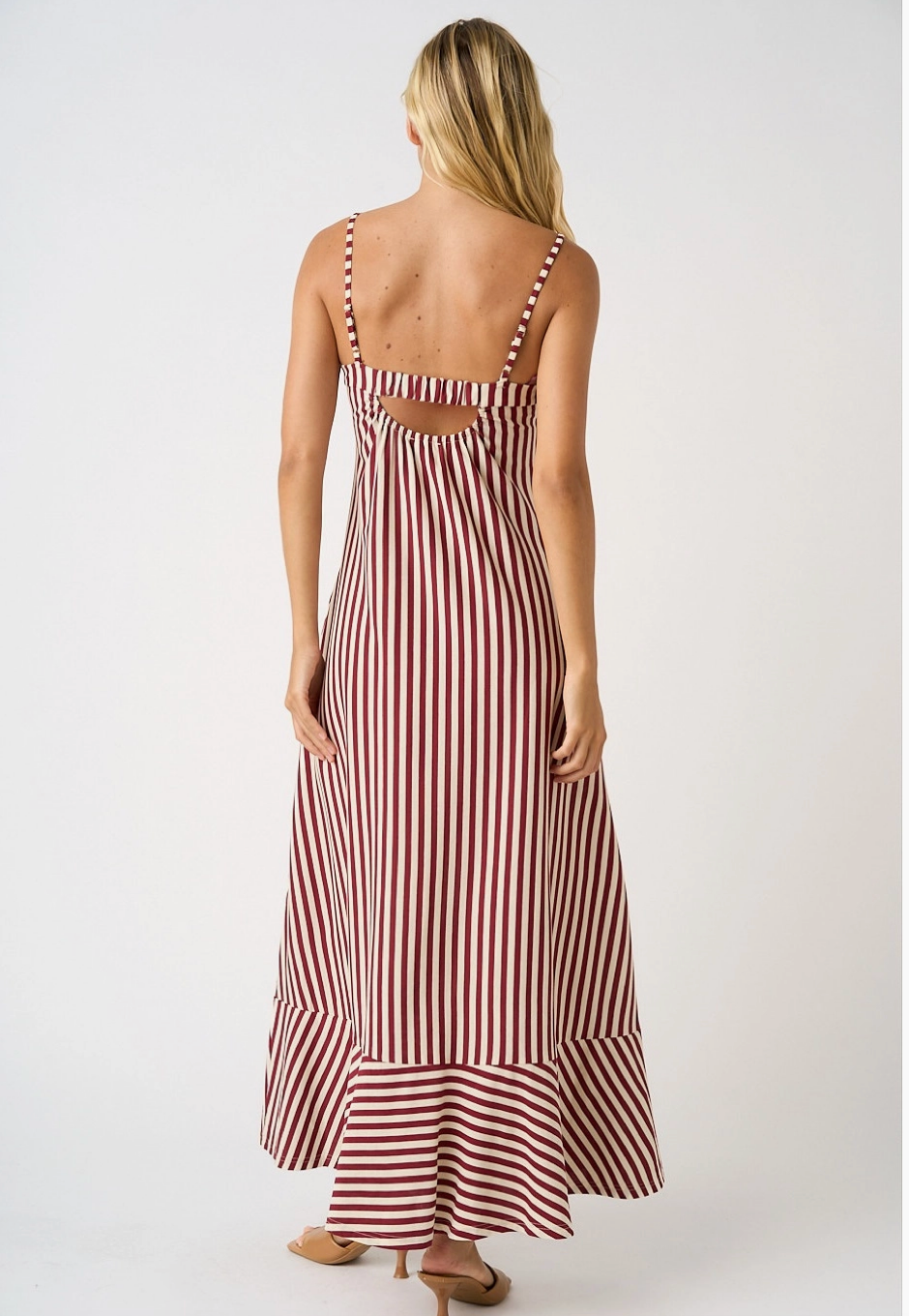 Maroon Maxi Dress