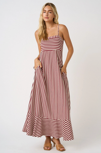 Maroon Maxi Dress