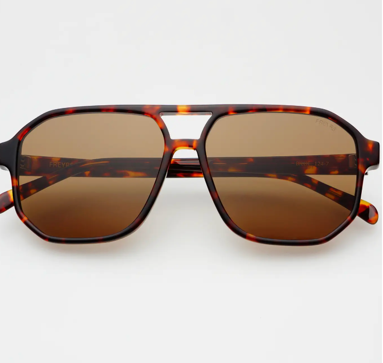 Freyrs - Billie Aviator Sunglasses , brown