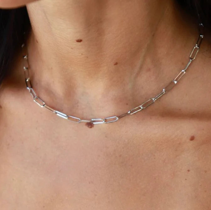 Nikki Smith - Paige Paperclip Necklace