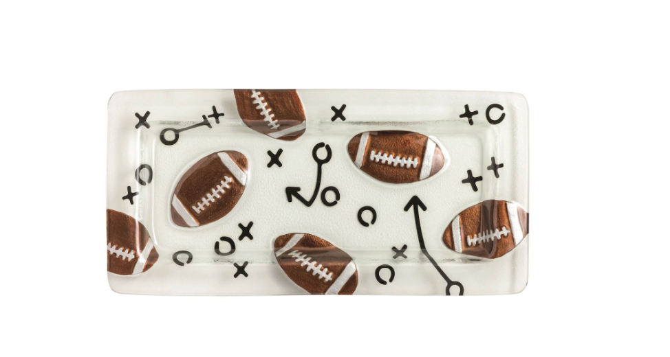 Football Glass Tray