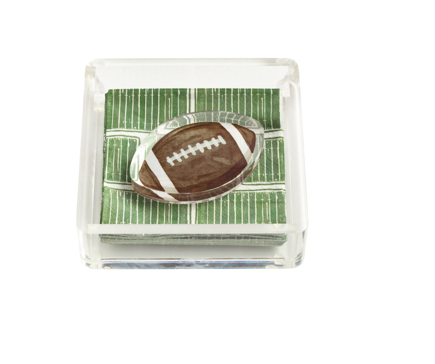 Football Acrylic Napkin Caddy