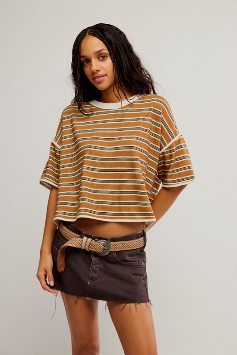 Free People - Clean Rugby Tee