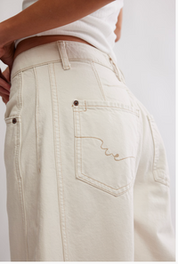 Free People - Good Luck Barrel Pants/Milk