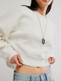 Free People - Skyline Tee ,ivory