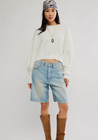 Free People - Skyline Tee ,ivory