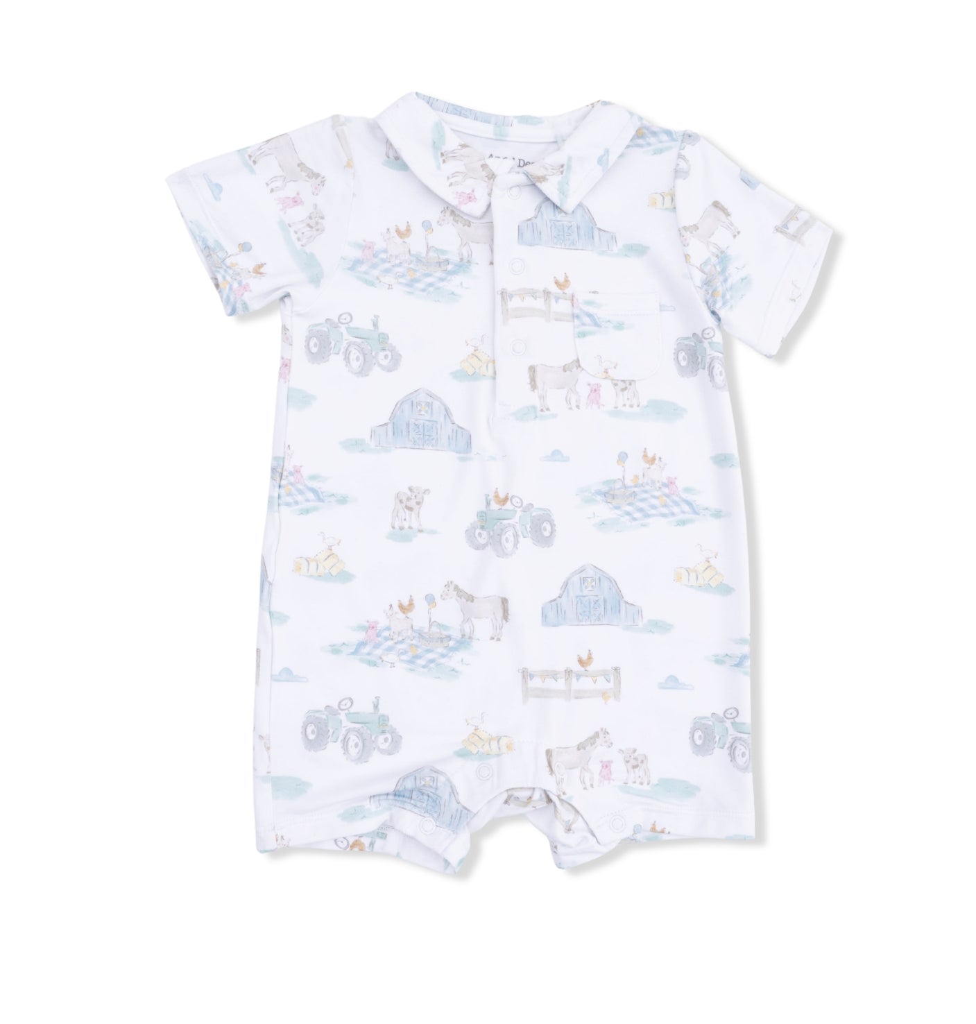Angel Dear - Farm Animal Party Polo