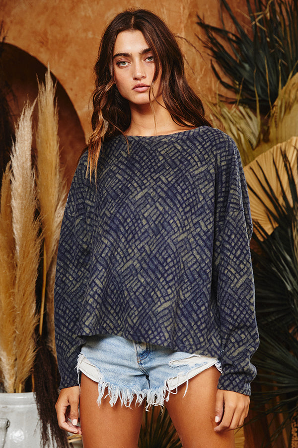 Brushed Knit Loose fit Top