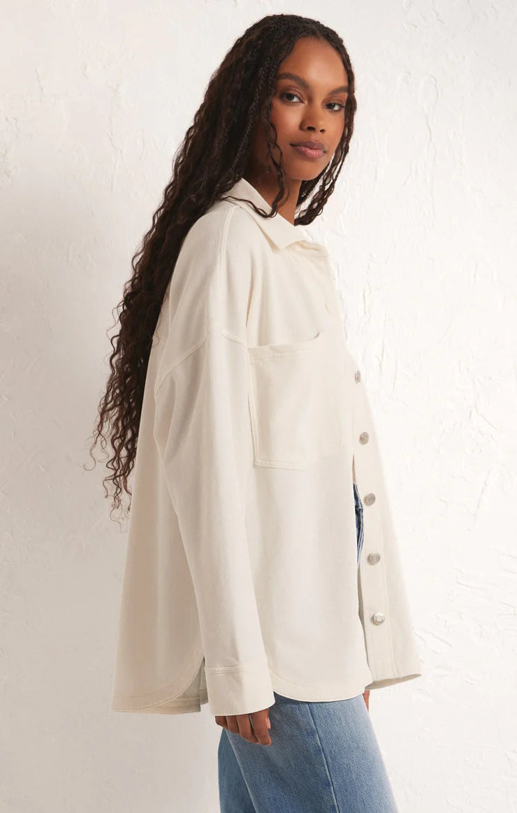 Z Supply - All Day Knit Jacket (Sandstone)