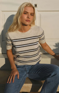 Z-Supply , Gateway Stripe Sweater ,cream