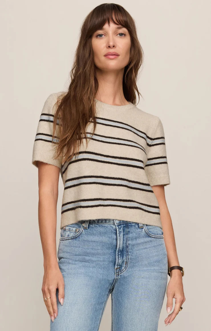 Z-Supply , Gateway Stripe Sweater ,cream