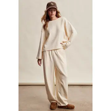 Laynee Cotton Knit Lounge Set
