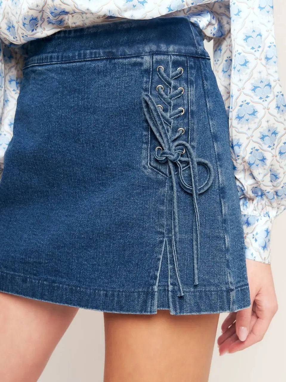 Macy Denim Skort