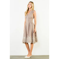 Emory Embroidered Dress - august