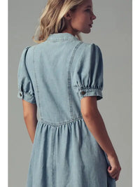 Jessie Button Down Denim Dress