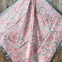 Wild Rag - Pink and Gray Paisley