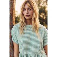 Babydoll Striped Top