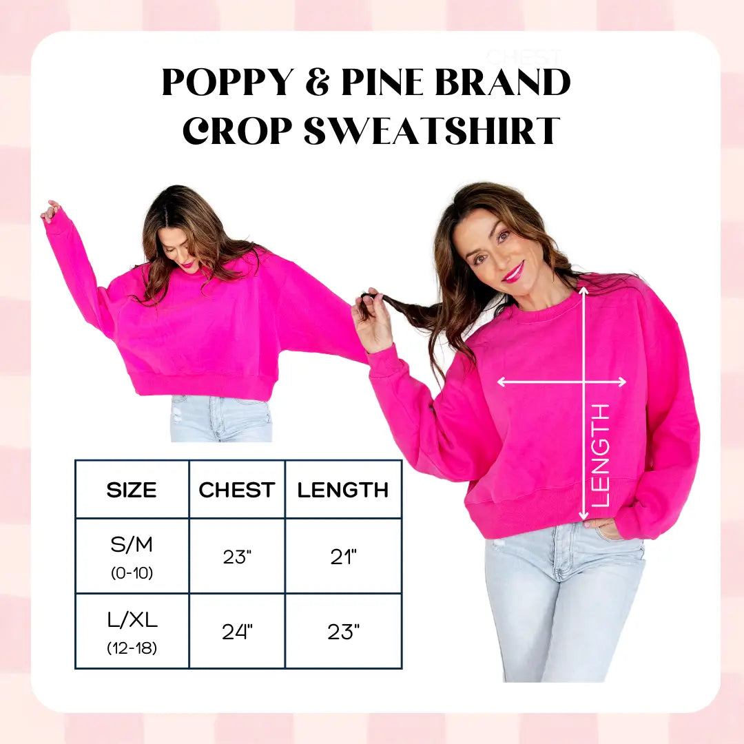 Rainbow Trout Crop Sweatshirt
