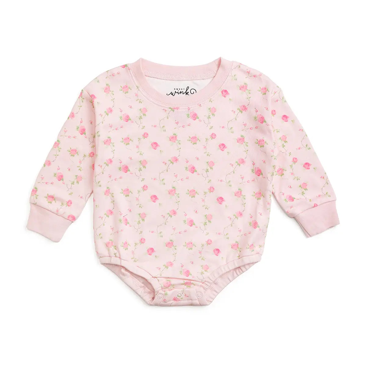Pink Rose Romper