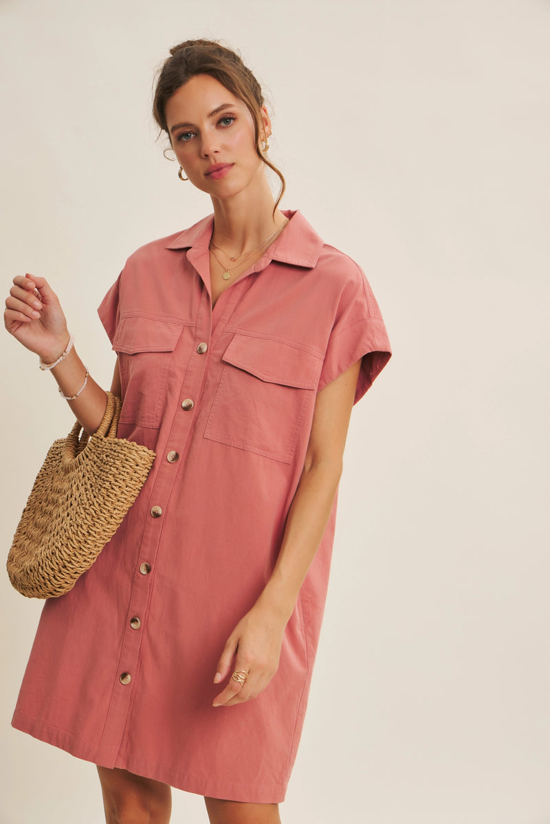 Rose Meadow Shirt Dress