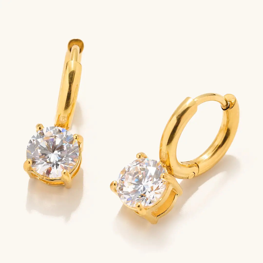 Nikki Smith - Gem Huggies Earrings