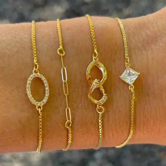 Nikki Smith - Mia Diamond Slider Bracelet