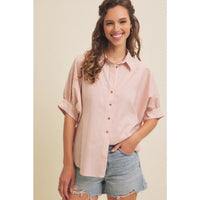 Vickie Pink Stripe Top
