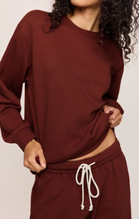 Z-Supply , Boyfried Sweatshirt, Rouge