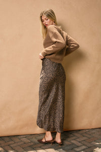 Smoke and Sand Maxi Skirt