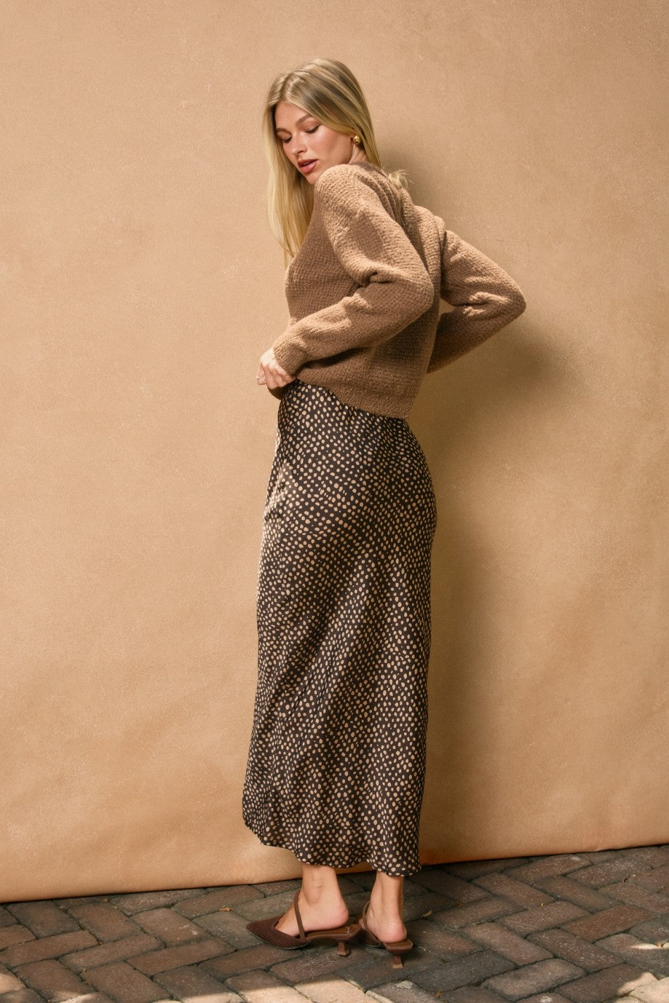 Smoke and Sand Maxi Skirt