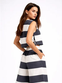 Striped Sleeveless Top