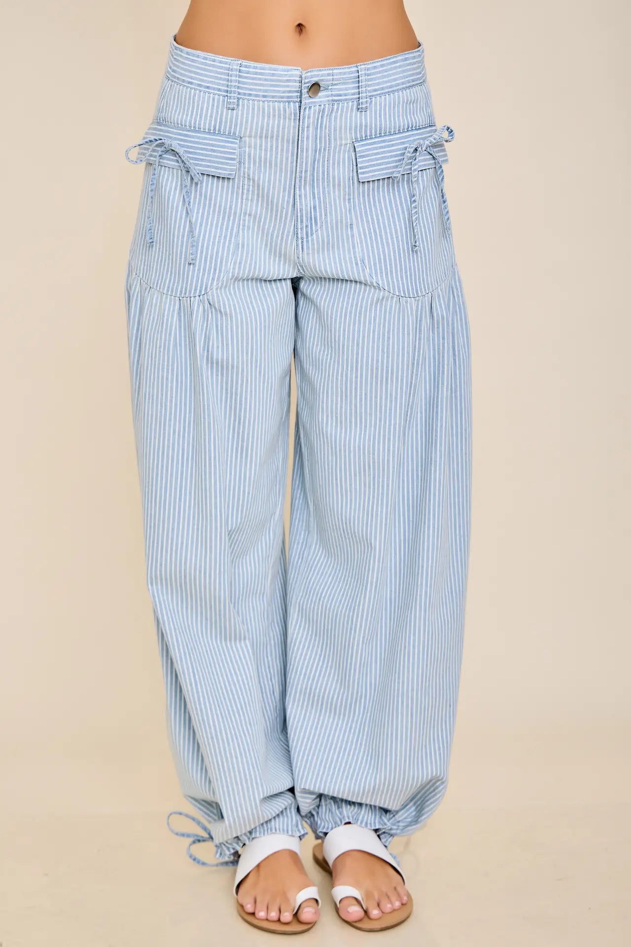 Southern Stripe Balloon Pants