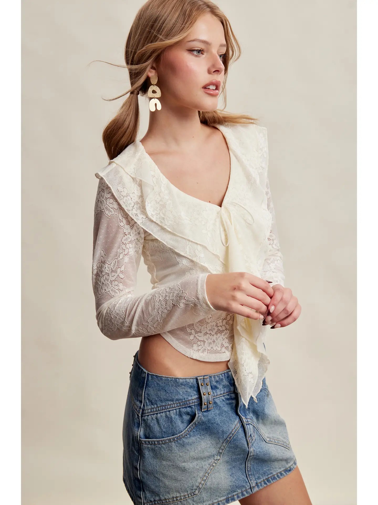 Landry Lace Top