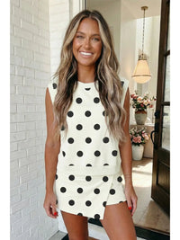Polka Dot Skort Set
