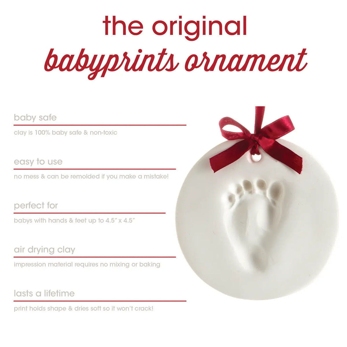 Babyprint Ornament