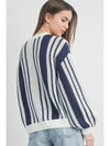Ashton Drop Shoulder Sweater - Navy
