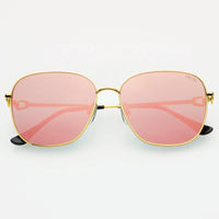 FREYRS - Lea Pink Mirror Sunglasses