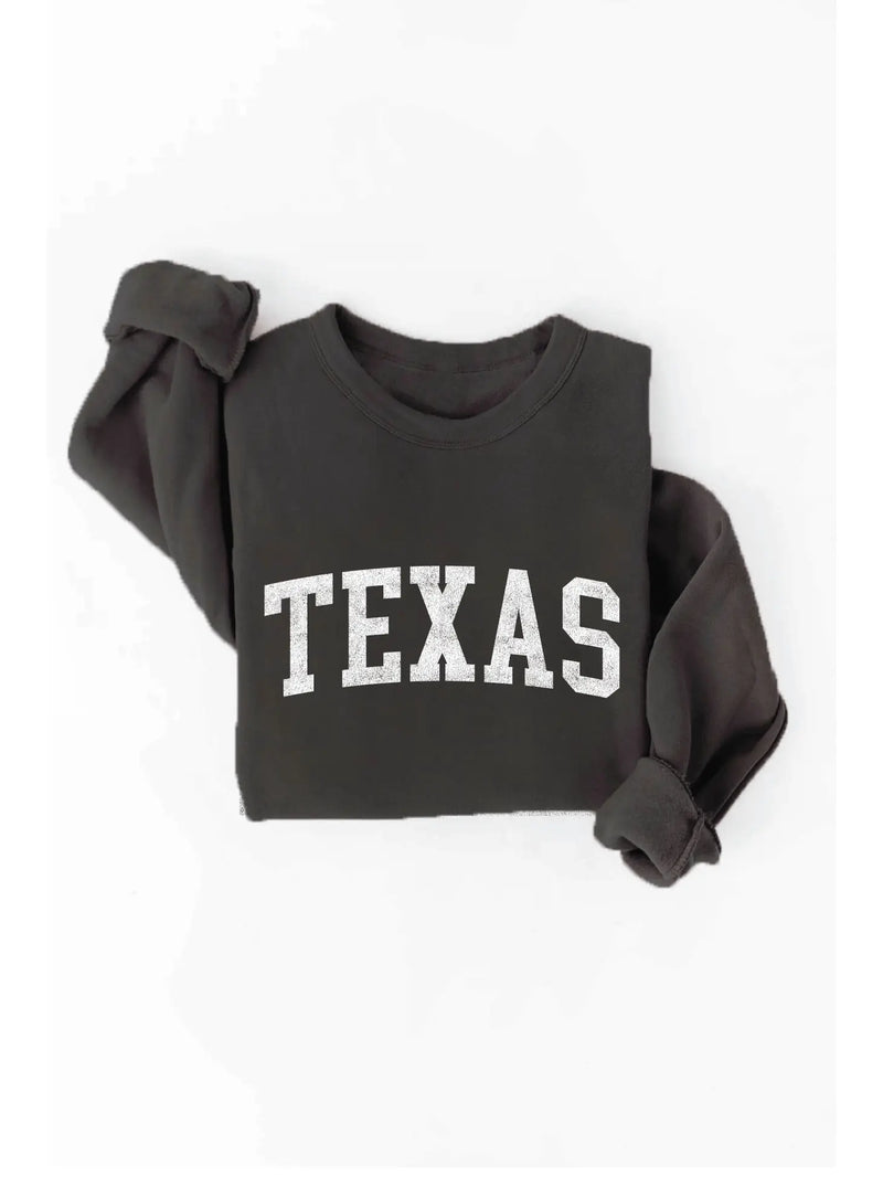 Texas Graphic Sweatshirt - Black
