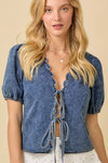 Vanna Denim Top