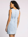 Dahlia Denim Dress Stripes