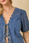 Vanna Denim Top