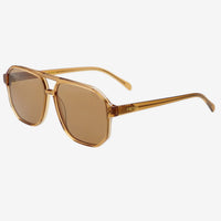 FREYRS- Billie Aviator Sunglasses (Clear Brown)