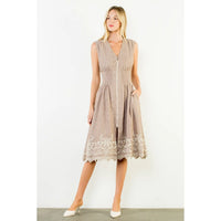 Emory Embroidered Dress - august