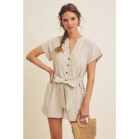 Sophie Linen Romper