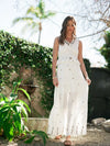 Embroidery Detail Maxi Skirt