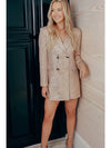 Avery Sequin Blazer Dress